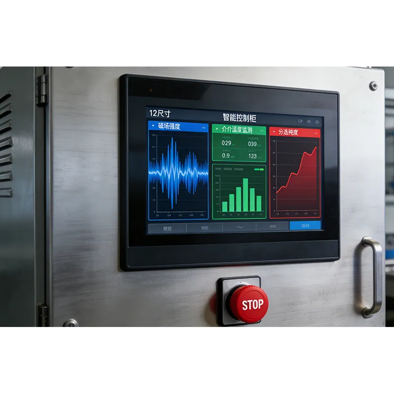 Высокоградиентный сильный магнитный сепаратор.4